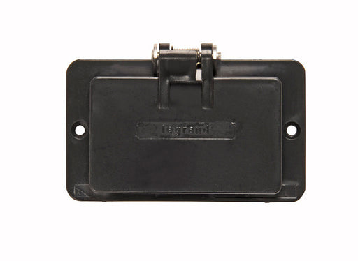 Pass and Seymour 1-Gang Black Flip Lid GFCI Cover Plate  (3061BK)