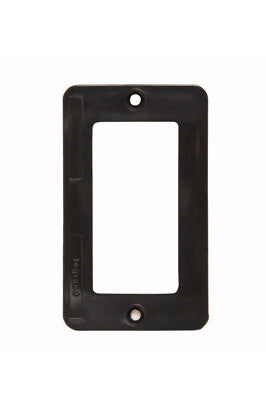 Pass And Seymour 1-Gang Black GFCI Cover Plate (3060BK)