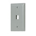 Pass And Seymour 1-Gang Wall Plate 1-Port Gray (WP3401GY)