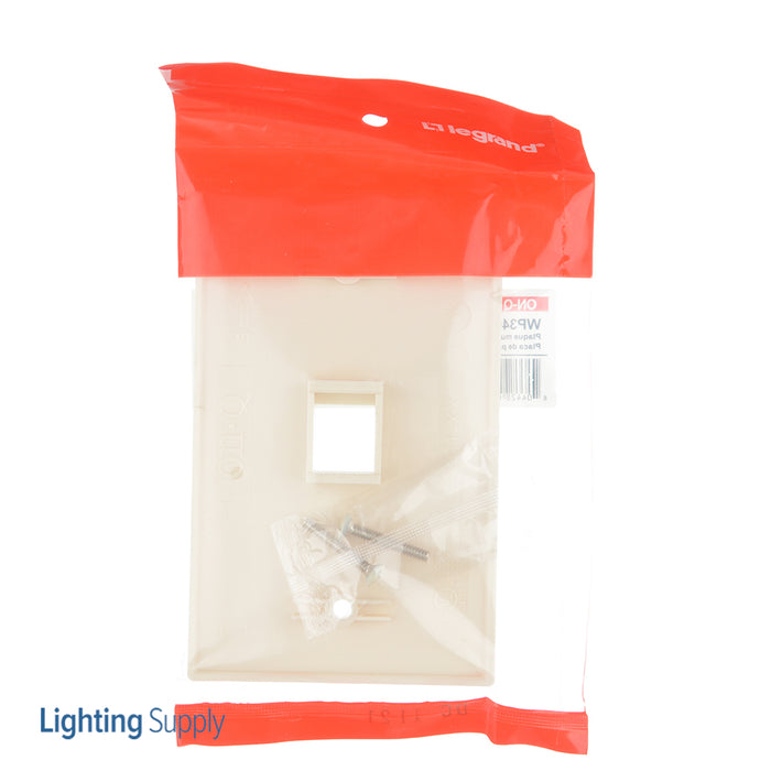 Pass And Seymour 1-Gang Wall Plate 1 Port Light Almond (WP3401LA)