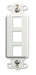 Pass And Seymour 10 Pack Decorator Strap 3-Port White (WP3413WH10)