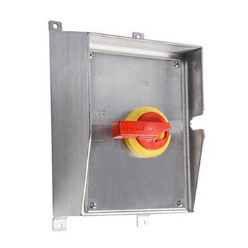 Pass And Seymour 100A 600V Stainless Steel Sloped-Roof Non-Fusible Safety Switch Auxiliary (PSDS100AXSR)