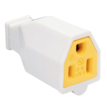 Pass And Seymour 15A 125V Connector White (SA993WCC10)