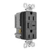 Pass And Seymour 15A 125V Tamper-Resistant Receptacle And USBA And USBC Fast Charge Black (TR15USBAC6BK)