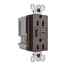 Pass And Seymour 15A 125V Weather-Resistant Tamper-Resistant Receptacle And USBA And USBC Fast Charge Brown (WRTR15USBAC6)