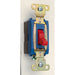 Pass And Seymour 15A 347VAC Back And Side Wire Canadian Single-Pole Switch Red (PS371510RED)