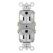 Pass And Seymour 15A Dual-Controlled Duplex Receptacle Gray (5262CDGRY)