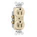 Pass And Seymour 15A Dual-Controlled Duplex Receptacle Ivory (5262CDI)