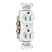 Pass And Seymour 15A Dual-Controlled Duplex Receptacle White (5262CDW)