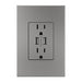 Pass And Seymour 15A Duplex Outlet With Dual USB Magnesium (ARTRUSB153M4)