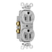 Pass And Seymour 15A Half Controlled Duplex Receptacle Gray (5262CHGRY)
