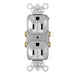 Pass And Seymour 15A Half Controlled Duplex Receptacle Gray (5262CHGRY)