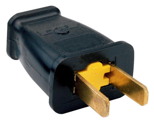 Pass And Seymour 15A Non Polarized Plug Black (SA440BKCC10)
