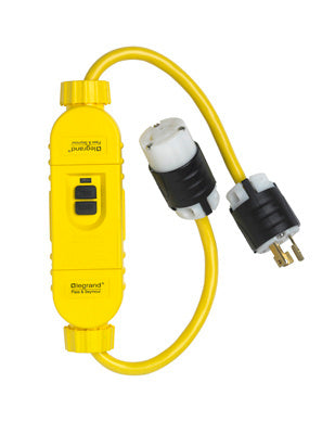 Pass and Seymour 15A Portable GFCI In-Line 2 Foot With Turnlok Plug And Connector Manual Reset Self-Test  (1597TL2M)