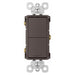 Pass And Seymour 15A Single-Pole And Single-Pole Decorator Switch Brown (RCD11)