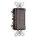 Pass And Seymour 15A Single-Pole And Single-Pole Decorator Switch Brown (RCD11)