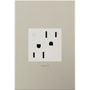 Pass And Seymour 15A Tamper-Resistant Dual Controlled Outlet White (ARCD152W10)