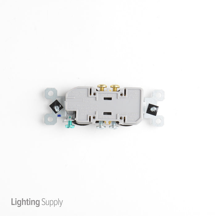 Pass And Seymour 15A/125V Receptacle Duplex Side And Speed (3232BK)
