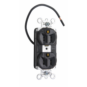 Pass And Seymour 15A/125V Split Circuit Duplex Spec Grade Brown (PT5262SC)