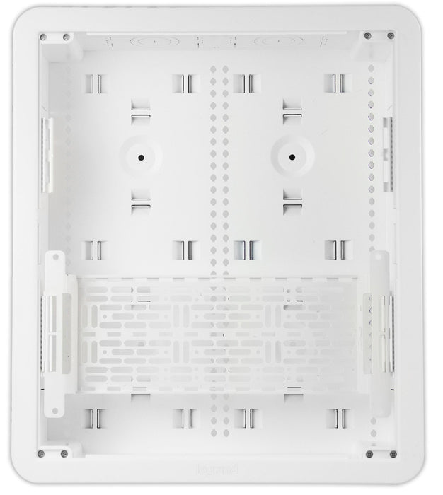 Pass And Seymour 17 Inch Plastic Dual-Purpose In-Wall Enclosure With 5 Inch Mounting Plate (ENP1705NAV1)