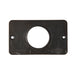 Pass And Seymour 1-Gang Black 1.39 Diameter Receptacle Cover Plate (3052BK)