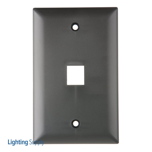 Pass And Seymour 1-Gang Wall Plate 1-Port Black (WP3401BK)