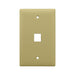Pass And Seymour 1-Gang Wall Plate 1 Port Ivory (WP3401IV)