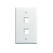 Pass And Seymour 1-Gang Wall Plate 2-Port Ivory (WP3402IV)