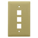Pass And Seymour 1-Gang Wall Plate 3-Port Ivory (WP3403IV)