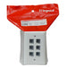 Pass And Seymour 1-Gang Wall Plate 6-Port White (WP3406WH)