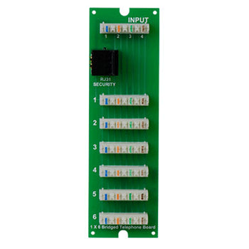Pass And Seymour 1X6 Telephone Board (TM0106)