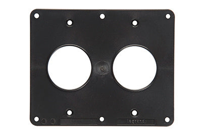 Pass and Seymour 2-Gang Black 2-1.56 Diameter Cover Plate  (3263BK)