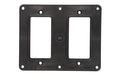 Pass and Seymour 2-Gang Black 2-GFCI Cover Plate  (3251BK)