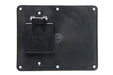 Pass and Seymour 2-Gang Black Flip Lid 1.56 Blank Cover Plate  (3261WBK)