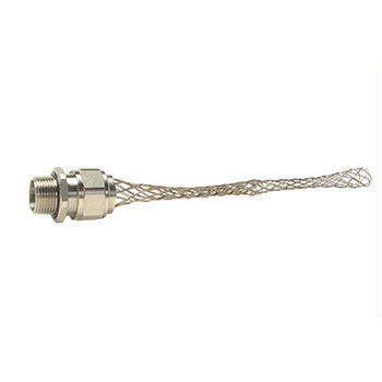 Pass and Seymour 2 Inch Straight Stainless Steel Strain Relief Cord Grip Mesh 2.19-2.31 Outside Diameter  (CGSS2002312M)