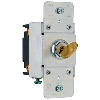 Pass And Seymour 20A 120/277VAC Back And Side Wire 4W Key Lock (PS20AC4KL)