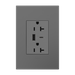 Pass And Seymour 20A 125V Duplex Tamper-Resistant Receptacle And Dual USB Type AC 6A Magnesium (ARTRUSB206ACM4)