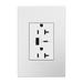 Pass And Seymour 20A 125V Duplex Tamper-Resistant Receptacle And Dual USB Type AC 6A White (ARTRUSB206ACW4)