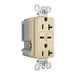 Pass And Seymour 20A 125V Tamper-Resistant Receptacle And 2 USBC Fast Charge Ivory (TR20USBCC6I)