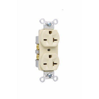 Pass And Seymour 20A 250V Duplex Receptacle Ivory (5850I)