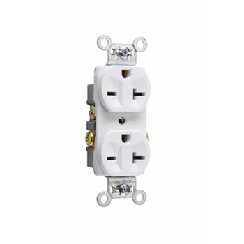 Pass And Seymour 20A 250V Duplex Receptacle White (5850W)