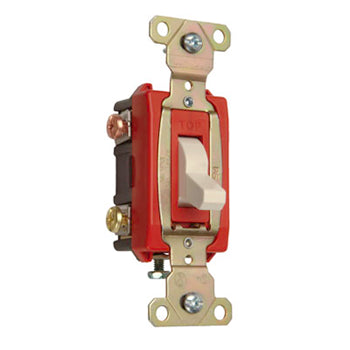 Pass And Seymour 20A 347VAC Back And Side Wire Canadian 3-Way Switch White (PS372030W)