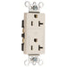 Pass And Seymour 20A Dual-Controlled Decorator Receptacle Brown (26352CD)