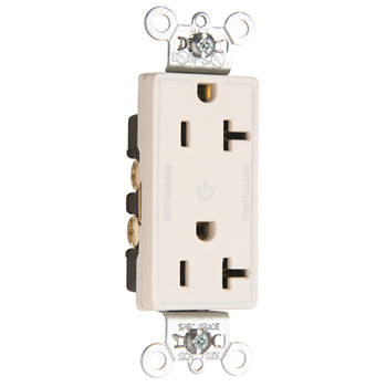 Pass And Seymour 20A Dual-Controlled Decorator Receptacle Light Almond (26352CDLA)