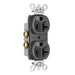 Pass And Seymour 20A Dual-Controlled Duplex Receptacle Black (5362CDBK)