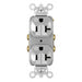 Pass And Seymour 20A Dual-Controlled Duplex Receptacle Gray (5362CDGRY)