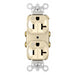 Pass And Seymour 20A Dual-Controlled Duplex Receptacle Ivory (5362CDI)