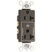 Pass And Seymour 20A Half Controlled Decorator Receptacle Black (26352CHBK)