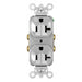 Pass And Seymour 20A Half Controlled Duplex Receptacle Gray (5362CHGRY)