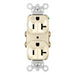 Pass And Seymour 20A Half Controlled Duplex Receptacle Light Almond (5362CHLA)